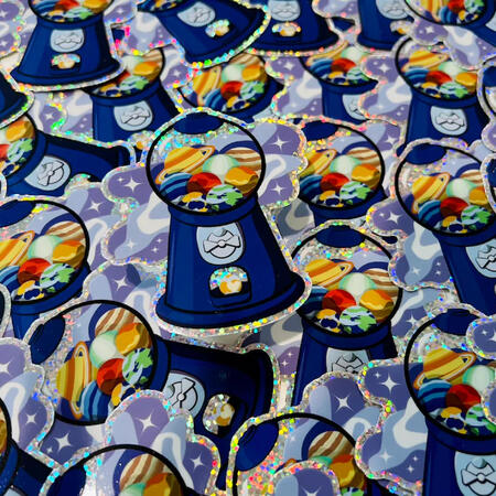 Space Balls Sticker